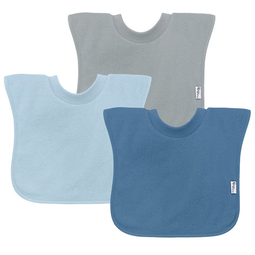 Stay-dry Pull-over Bibs (3pk)-9/18mo