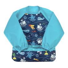Load image into Gallery viewer, Snap &amp; Go Easy-wear Long Sleeve Bib (single) 12-24 mo