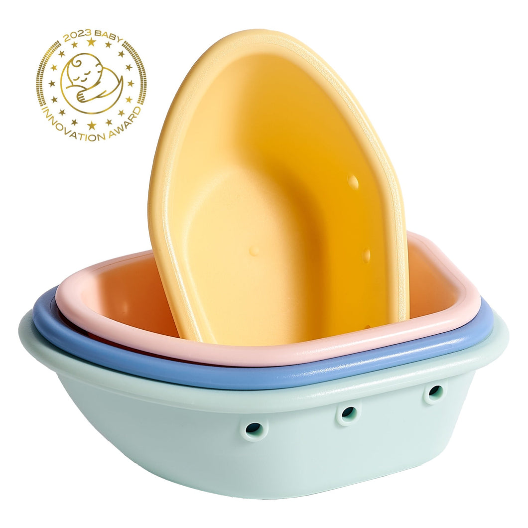 Sprout Ware Floating Boats (4 boats)-Multicolor-6mo+