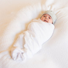 Load image into Gallery viewer, Muslin Swaddle Blanket made from Organic Cotton - Gray