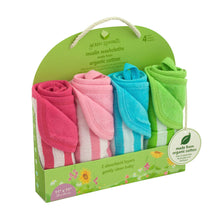 Load image into Gallery viewer, Muslin Washcloths made from Organic Cotton (4pk)-Gray Set-11" x 11"