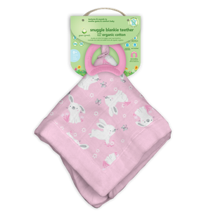 Snuggle Blankie Teether made from Organic Cotton-3mo+