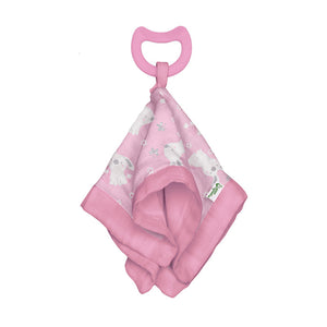 Snuggle Blankie Teether made from Organic Cotton-3mo+