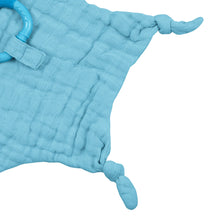 Load image into Gallery viewer, Muslin Blankie Teether-Organic Cotton-3mo+