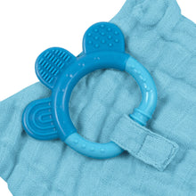 Load image into Gallery viewer, Muslin Blankie Teether-Organic Cotton-3mo+