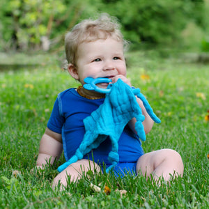 Muslin Blankie Teether-Organic Cotton-3mo+