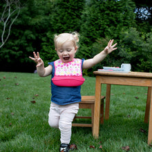 Load image into Gallery viewer, Snap &amp; Go Silicone Food-catcher Bib 6-18 mo