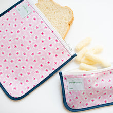 Load image into Gallery viewer, Reusable Insulated Sandwich Bags (2 pack)-Aqua Swan Set-6 mo+