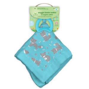 Snuggle Blankie Teether made from Organic Cotton-3mo+