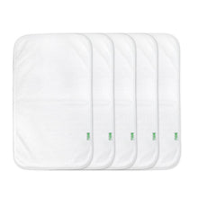 Load image into Gallery viewer, Stay-dry Burp Pads (5pk)-10&quot; x 17&quot;