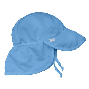 Flap Sun Protection Hat-Light Blue