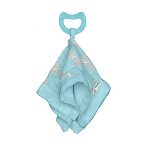 Snuggle Blankie Teether made from Organic Cotton-3mo+