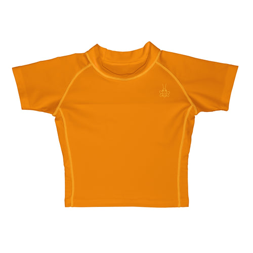 Short Sleeve Rashguard Shirt-Orange