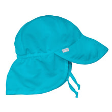 Load image into Gallery viewer, Flap Sun Protection Hat-Aqua