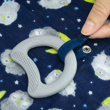 Load image into Gallery viewer, Snuggle Blankie Teether made from Organic Cotton-3mo+