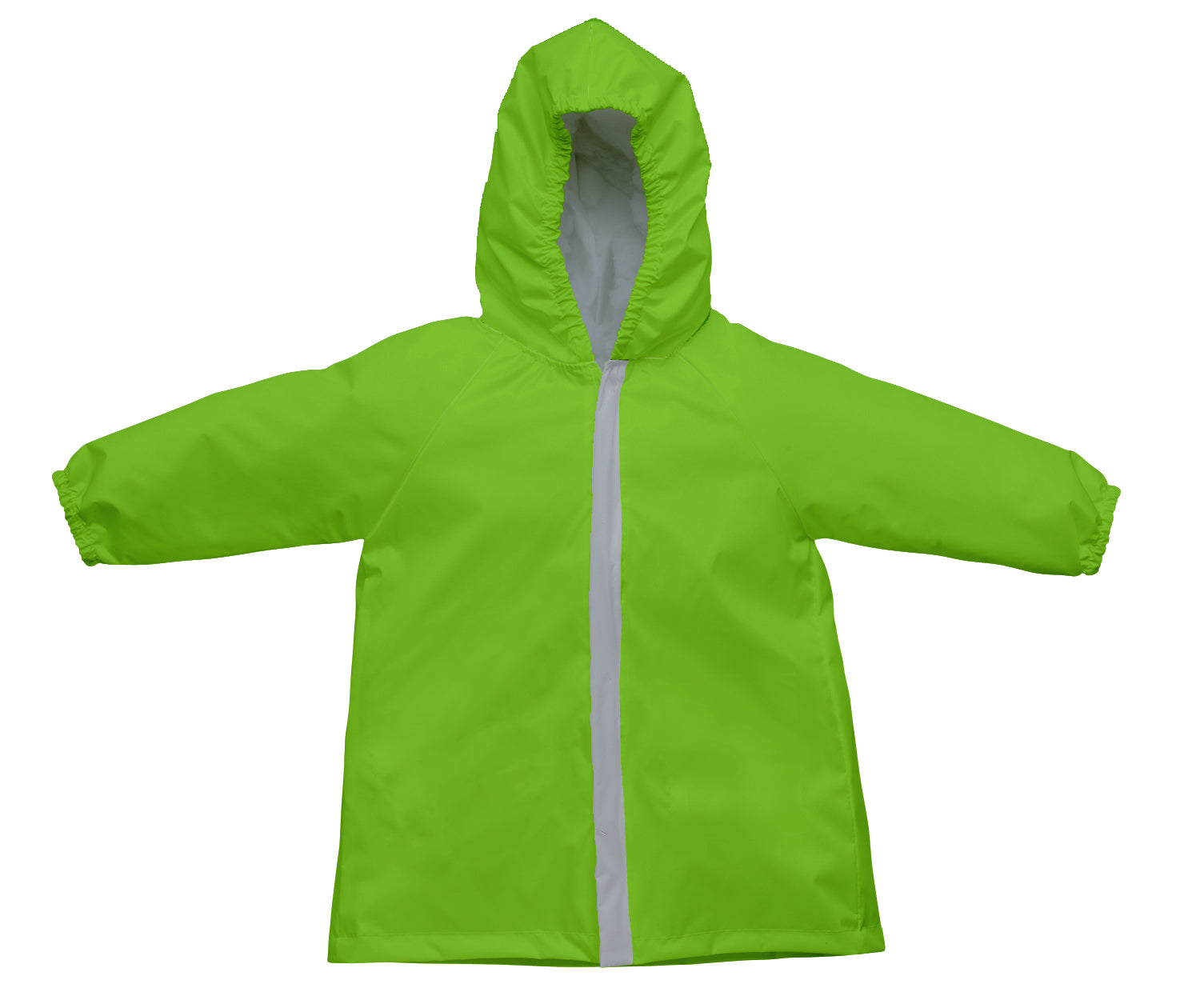 Light green sales raincoat