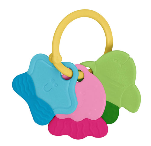 Teething Keys-Multicolor-3mo+