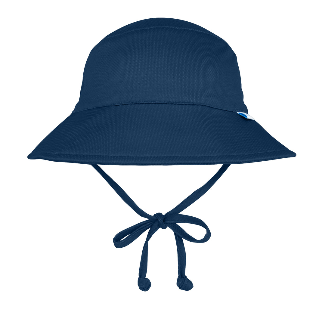 Breathable Bucket Sun Protection Hat-Navy