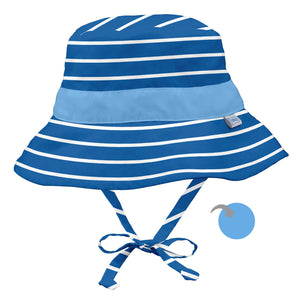 Classic Reversible Bucket Sun Protection Hat-Royal Stripe