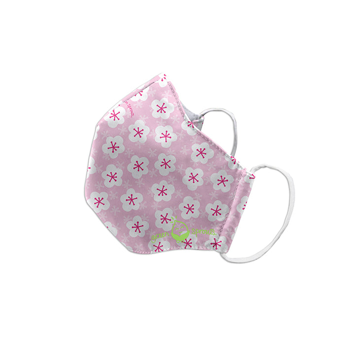 Reusable Face Mask Child-Pink Blossoms