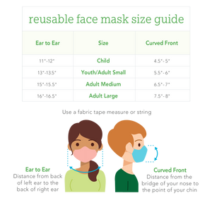 Reusable Face Mask Adult-Coral