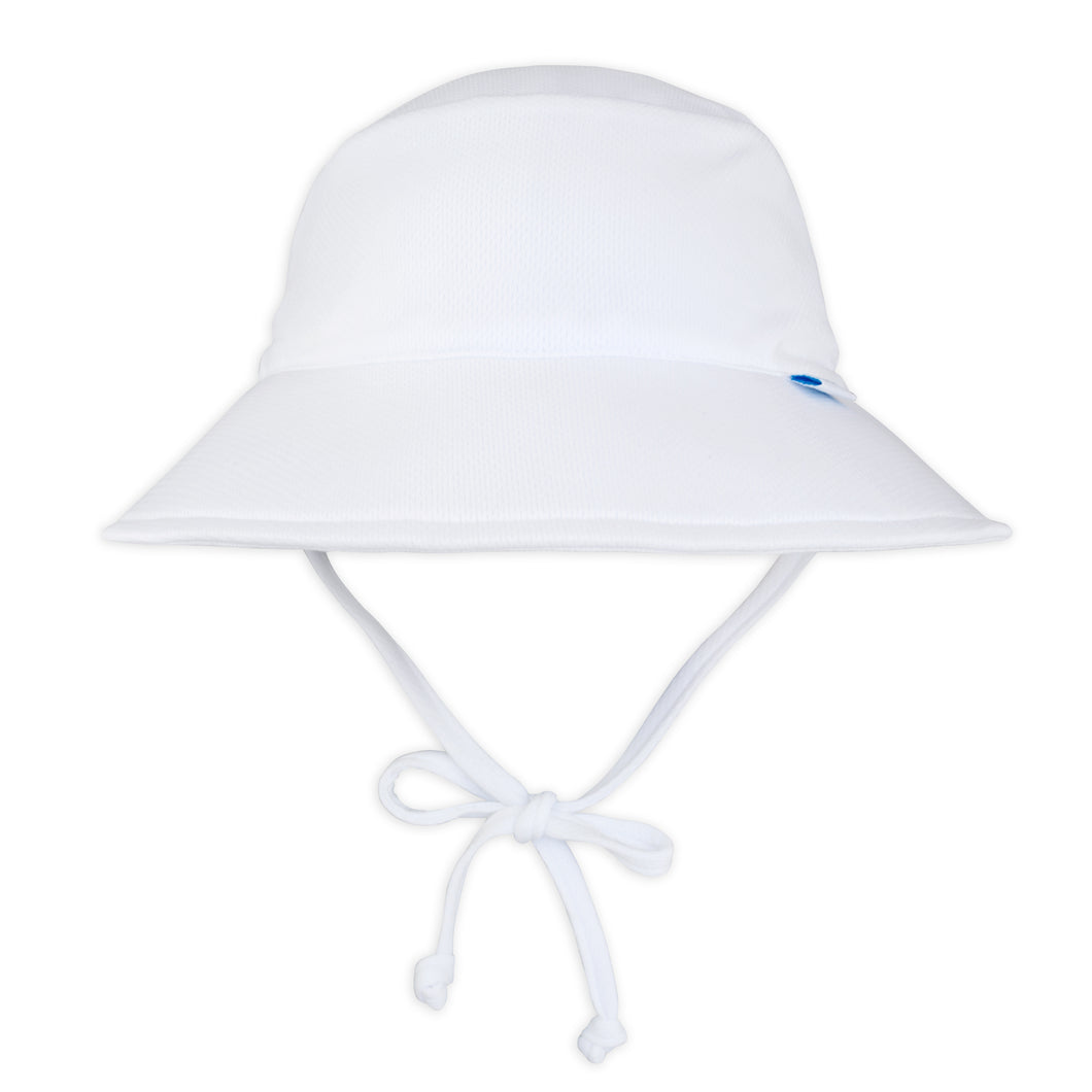 Breathable Bucket Sun Protection Hat-White