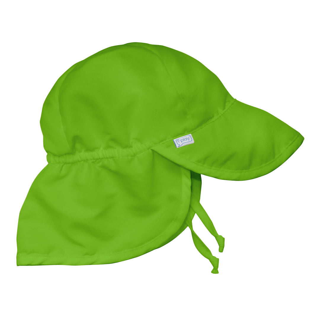 Flap Sun Protection Hat-Green