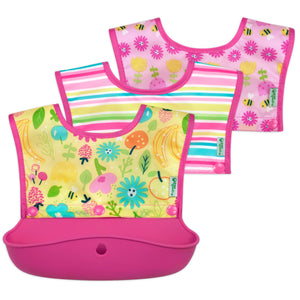 Snap & Go Silicone Food-catcher Bib 6-18 mo