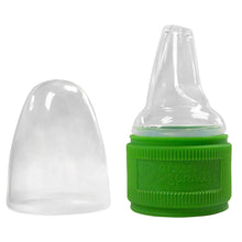 Load image into Gallery viewer, Toddler Water Bottle Cap Adapter- Green_6mo+