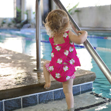 Load image into Gallery viewer, Mod Ultimate Swim Diaper 2pc Tankini Set - Fuchsia Pansy