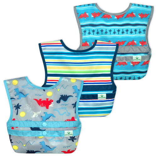 Snap & Go  Easy-wear Bib (3 pack) 9-18 mo