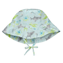 Load image into Gallery viewer, Bucket Sun Protection Hat-Light Aqua Shark Sealife