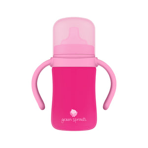 Sprout Ware Sippy Cup made from Plants-6oz-Pink-6mo+