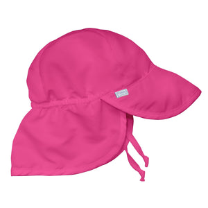 Flap Sun Protection Hat-Hot Pink