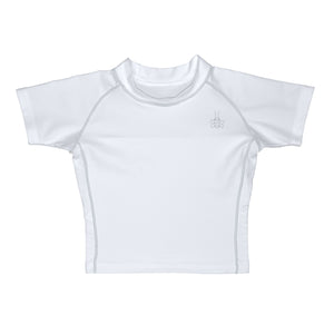 Short Sleeve Rashguard Shirt-White