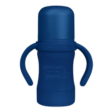 Load image into Gallery viewer, Sprout Ware Sippy Cup made from Plants-6oz-Navy-6mo+